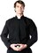 Underwraps Mens Priest Long Sleeve Shirt Halloween Costume - 2XL